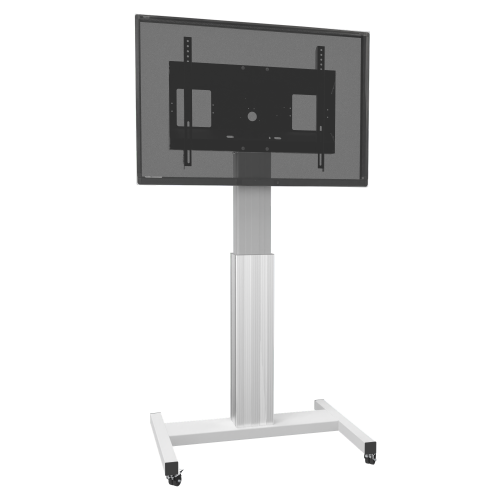 Produkt Bild Elektrisch höhenverstellbarer TV-Rollwagen, mobiler Monitorständer, 50 cm Hub SCETAXL