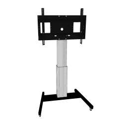 Productimage Elektrisch höhenverstellbarer TV Rollwagen, mobiler Monitorständer, 50 cm Hub