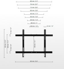 Detailbild Monitorhalterung für Displays mit max. VESA 800 x 600 SCETAVLISK