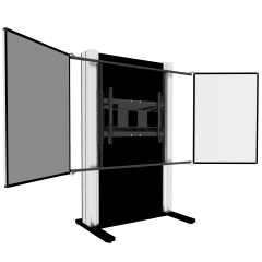 Productimage Freistehendes Gegengewichtssystem für Monitore von 65-86"