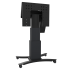 Produkt Bild Elektrisch höhenverstellbarer & neigbarer TV Rollwagen, mobiler Monitorständer, 50 cm Hub SCETTACM25BK