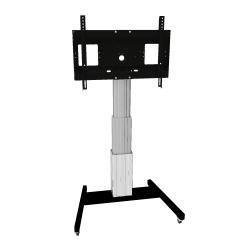 Productimage Elektrisch höhenverstellbarer TV Rollwagen, mobiler Monitorständer, 70 cm Hub