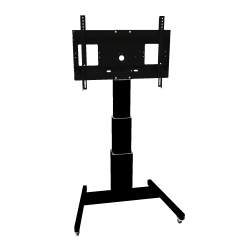 Productimage Elektrisch höhenverstellbarer TV Rollwagen, mobiler Monitorständer, 70 cm Hub