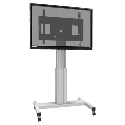 Produkt Bild Elektrisch höhenverstellbarer TV-Rollwagen, mobiler Monitorständer, 50 cm Hub SCETA