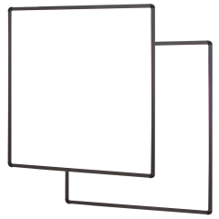 Produktbild Zwei Whiteboard Seitenflügel SWBW-..
