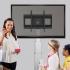 Produkt Bild Elektrisch höhenverstellbare Monitor Wandhalterung, 70 cm Hub SCETAW3535