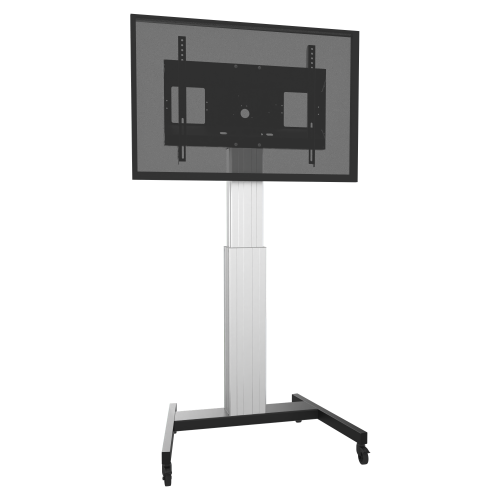 Produkt Bild Elektrisch höhenverstellbarer TV-Rollwagen, mobiler Monitorständer, 50 cm Hub, inkl. Kollisionsschutz SCETAVXLK