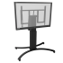 Produkt Bild Elektrisch höhenverstellbarer & neigbarer TV Rollwagen, mobiler Monitorständer, 50 cm Hub SCETTACBRK