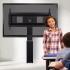 Produkt Bild Elektrisch höhenverstellbare XL Monitor Wandhalterung, 50 cm Hub, inkl. Kollisionsschutz SCEXLWLBK