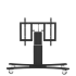 Produkt Bild Elektrisch höhenverstellbarer & neigbarer TV Rollwagen, mobiler Monitorständer, 28 cm Hub SCETTACLB