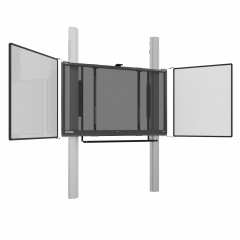 Produktbild Wandmontiertes 2 Säulen Pylonensystem für Monitore von 75-86