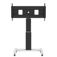 Produktbild Elektrisch höhenverstellbarer XL TV Rollständer, mobiler Monitorständer, 50 cm Hub SCEXLB