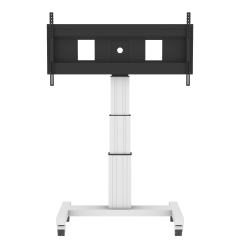 Produktbild Elektrisch höhenverstellbarer XL TV Rollständer, mobiler Monitorständer, 70 cm Hub SCEXL3535