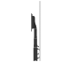 Produkt Bild Elektrisch höhenverstellbare Schwerlast XL Monitor Wandhalterung mit 70 cm Hub SCETADW3535B