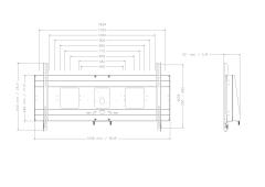 Detailbild Monitorhalterung XL für Displays mit max. VESA 1200 x 600 PYKLE-IFPD-W