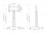 Product image Motorized mobile flat screen tv cart, 50 cm of vertical travel SCETAVB