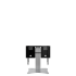 Product image Height adjustable display and monitor stand, lite series with 50 cm of vertical travel RLI8050PK