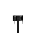 Product image Height adjustable monitor and TV wall mount, lite series with 50 cm of vertical travel RLI8050WBK