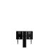 Product image Height adjustable monitor and TV wall mount, lite series with 50 cm of vertical travel RLI8050WBK