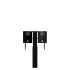 Product image Height adjustable monitor and TV wall mount, lite series with 50 cm of vertical travel RLI8050WBK