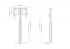 Product image Height adjustable display and monitor stand, lite series with 90 cm of vertical travel RLI12090PBK