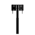 Product image Height adjustable monitor wall mount, Lite Series RLI12090WBK