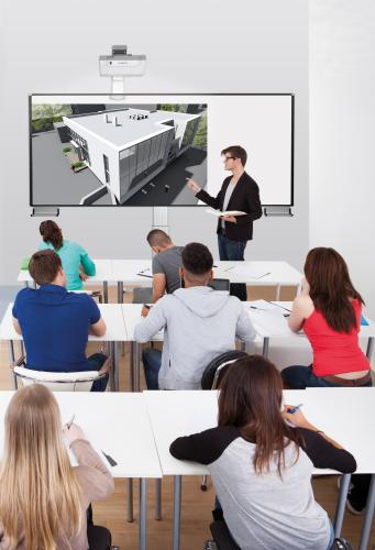 Product image Whiteboard deluxe 130 board for different finger-touch projectors EBLT3013PO