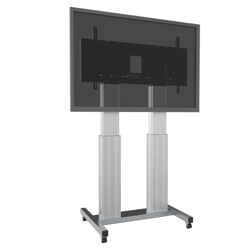 Product image Motorized heavy duty XL flat screen tv & monitor cart with 50 cm of vertical travel SCETAD