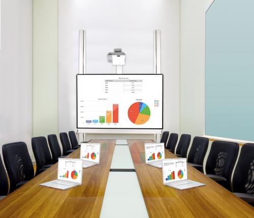 Product image Whiteboard deluxe 130 board for different pen-operated projectors PYHI1912O