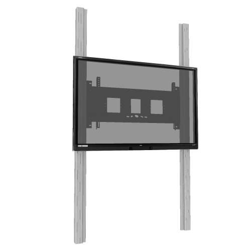 Product image Wall mounted 2 pylon sliding system for displays from 65-86