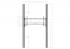 Product image Wall mounted 2 pylon sliding system for displays from 65-86