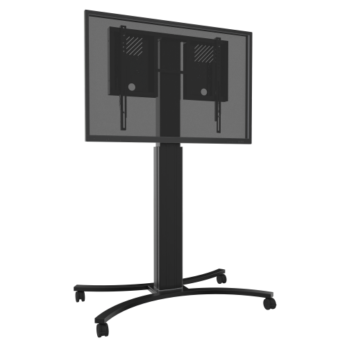 Product image Height adjustable mobile tv and monitor stand, lite series with 70 cm of vertical travel RLI10070CBK