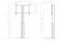 Product image Height adjustable monitor and TV wall mount, lite series with 50 cm of vertical travel CCELW-AFP