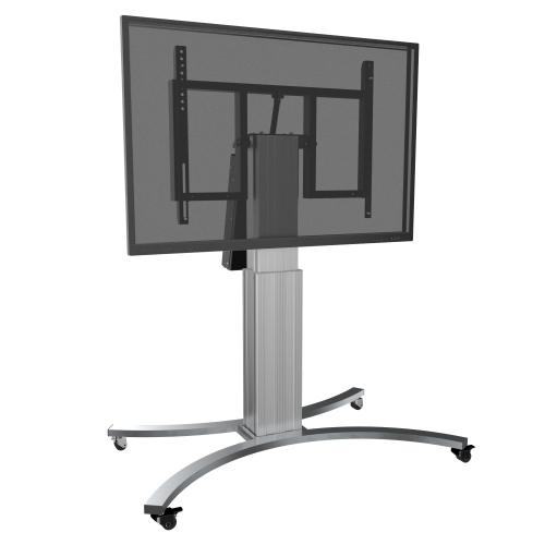 Product image Motorized mobile height and tilt adjustable monitor stand, 50 cm of vertical travel SCETTACRK