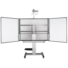 Productimage Electrically height-adjustable mobile mount for interactive whiteboards