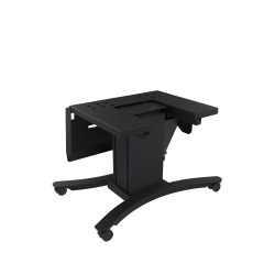 Product image Motorized mobile height and tilt adjustable monitor stand, 50 cm of vertical travel SCETTACM25BK