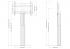 Product image Motorized display stand with 50 cm of vertical travel SCETAPBK
