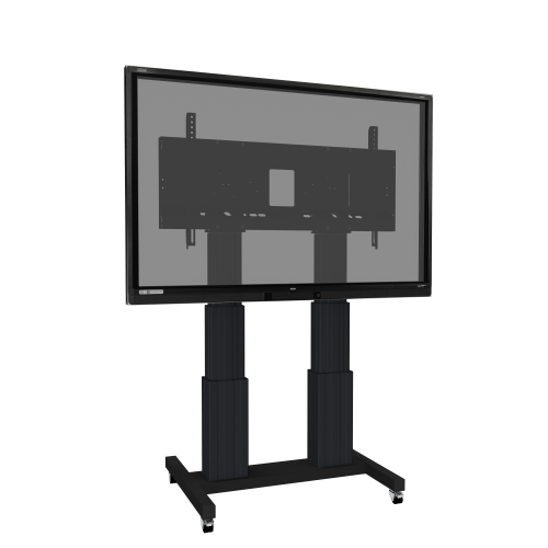 Product image Motorized heavy duty XL flat screen tv & monitor cart with 70 cm of vertical travel SCETAD3535B