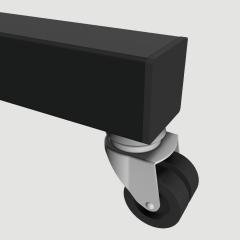 Detail image Double-castor mobile stand SCETTACRBK