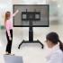 Product image Motorized mobile flat screen tv cart, 50 cm of vertical travel SCETAVB