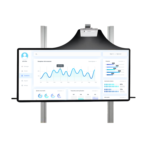 Product image Whiteboard in Cloudboard design for different projectors 