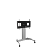 Product image Electrically height-adjustable TV trolley, mobile with V-foot, silver SCETAVSK