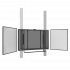 Product image Wall mounted 2 pylon system for displays from 75-86