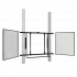 Product image Wall mounted 2 pylon system for displays from 75-86