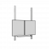 Product image Wall mounted 2 pylon system for displays from 75-86