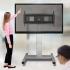 Product image Motorized mobile XL flat screen tv & monitor cart, 70 cm of vertical travel SCEXL3535