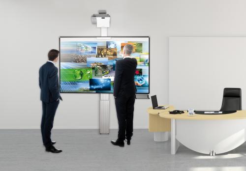 Product image Whiteboard deluxe 130 board for different finger-operated projectors EHIT1913PO