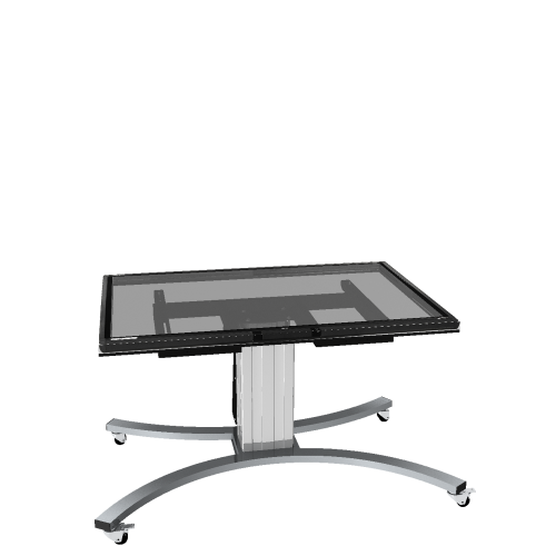 Product image Motorized mobile height and tilt adjustable monitor stand, 70 cm of vertical travel SCETTACR35K